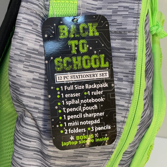 Boys 16” Backpack + 12 Pc School Supply Set - Picture 5 of 7